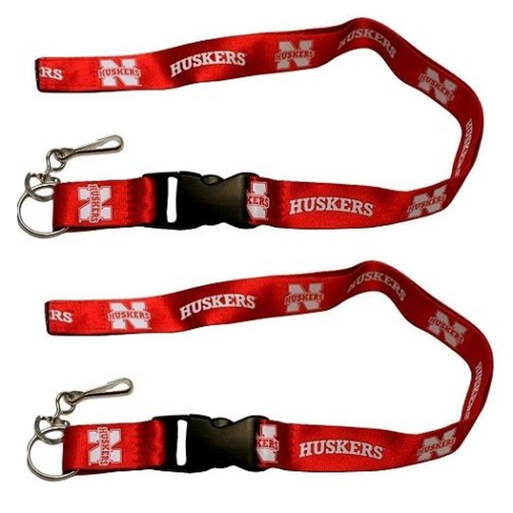 Nebraska Cornhuskers NCAA Lanyard 2 Pack